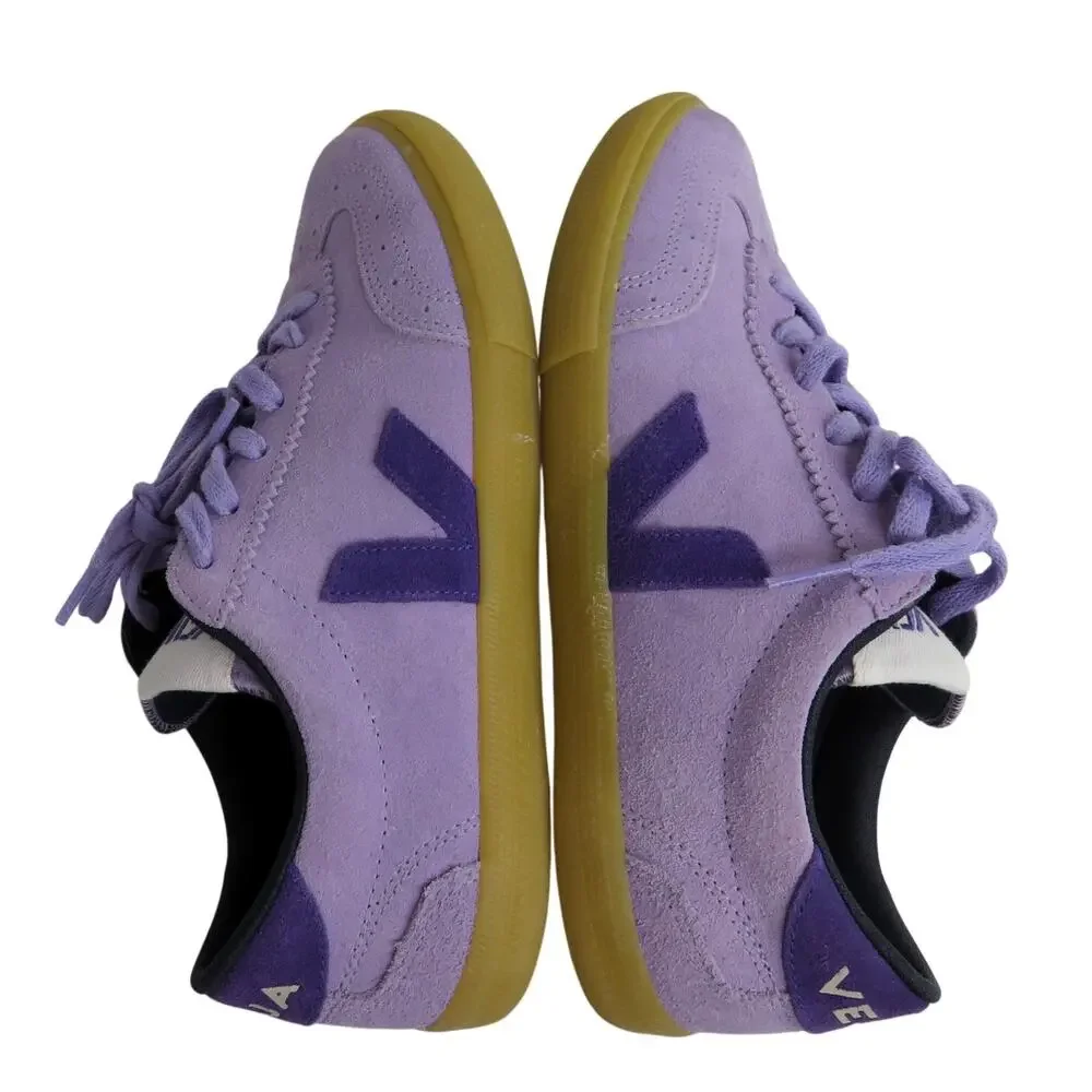 Veja Volley Suede Sneaker Lavande Purple Sneakers Size 8 Women's Gum Sole